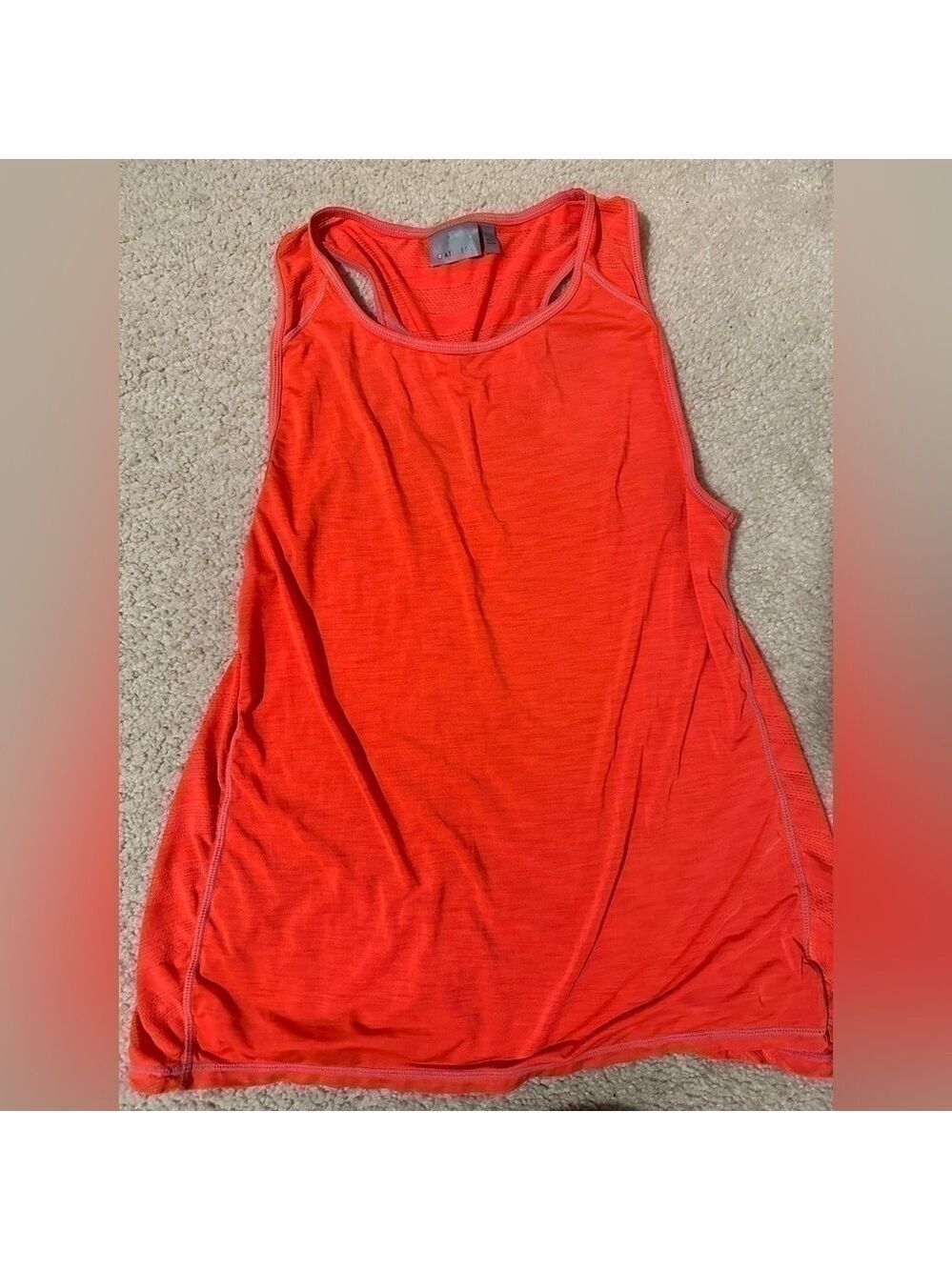 Athleta Racer Back Top - Orange.